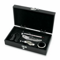 Syrah 5 Piece Wine Accessory Set in Luxe Leatherette Box